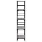 Preview: B?cherregal Grau Sonoma 50x33x153 cm Holzwerkstoff