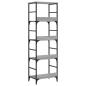 Preview: B?cherregal Grau Sonoma 50x33x153 cm Holzwerkstoff