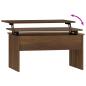 Preview: Couchtisch Braun Eichen-Optik 80x50,5x41,5 cm Holzwerkstoff