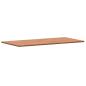 Preview: Tischplatte 80x40x1,5 cm Rechteckig Massivholz Buche