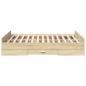 Preview: Bettgestell mit Schubladen Sonoma-Eiche 120x190cm Holzwerkstoff