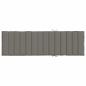 Preview: Sonnenliegen-Auflage Melange Dunkelgrau 200x60x4 cm Stoff