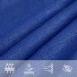 Preview: Sonnensegel 160 g/m² Rechteckig Blau 3x4 m HDPE