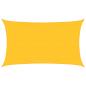 Preview: Sonnensegel 160 g/m² Rechteckig Gelb 5x8 m HDPE