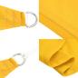 Preview: Sonnensegel 160 g/m² Rechteckig Gelb 5x8 m HDPE