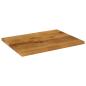 Preview: Tischplatte 90x50x2,5 cm Rechteckig Massivholz Mango