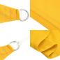 Preview: Sonnensegel 160 g/m² Dreieckig Gelb 4,5x4,5x4,5 m HDPE