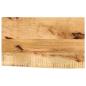 Preview: ARDEBO.de - Tischplatte 50x40x2,5 cm Baumkante Massivholz Raues Mangoholz