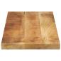 Preview: Tischplatte 90x30x2,5 cm Rechteckig Raues Massivholz Mango