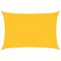 Preview: Sonnensegel 160 g/m² Rechteckig Gelb 3,5x4,5 m HDPE
