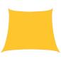 Preview: Sonnensegel 160 g/m² Gelb 3/4x3 m HDPE