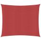 Preview: Sonnensegel 160 g/m² Rot 6x6 m HDPE