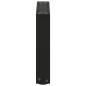 Preview: Couchtischbeine U-Form 2 Stk. Schwarz 30x(30-31) cm Stahl