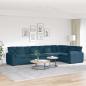 Preview: ARDEBO.de - Modulares Sofa mit Kissen Samt Blau