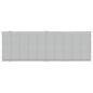 Preview: Sonnenliegen-Auflage Melange Hellgrau 186x58x4 cm Stoff