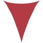 Preview: Sonnensegel 160 g/m² Rot 4x5x5 m HDPE