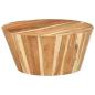 Preview: ARDEBO.de - Couchtisch Ø65x31 cm Massivholz Akazie
