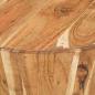 Preview: Couchtisch Ø65x31 cm Massivholz Akazie