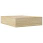 Preview: Bettgestell Sonoma-Eiche 160x200 cm Holzwerkstoff