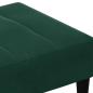 Preview: Fußhocker Dunkelgrün 77x55x31 cm Samt