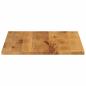 Preview: Tischplatte 70x70x2,5 cm Quadratisch Massivholz Mango