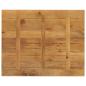 Preview: Tischplatte 100x80x2,5 cm Rechteckig Massivholz Mango