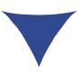 Preview: Sonnensegel 160 g/m² Dreieckig Blau 5x5x6 m HDPE