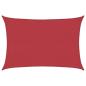 Preview: Sonnensegel 160 g/m² Rot 5x6 m HDPE
