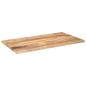 Preview: Tischplatte 100x70x3,8 cm Rechteckig Massivholz Mango