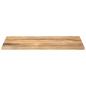 Preview: Tischplatte 100x70x3,8 cm Rechteckig Massivholz Mango