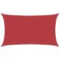 Preview: Sonnensegel 160 g/m² Rot 5x8 m HDPE