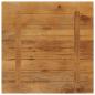Preview: Tischplatte 80x80x2,5 cm Quadratisch Massivholz Mango