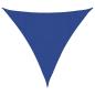 Preview: Sonnensegel 160 g/m² Dreieckig Blau 4,5x4,5x4,5 m HDPE