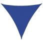 Preview: Sonnensegel 160 g/m² Dreieckig Blau 5x5x5 m HDPE