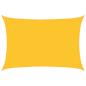 Preview: Sonnensegel 160 g/m² Rechteckig Gelb 2x2,5 m HDPE