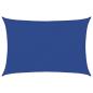 Preview: Sonnensegel 160 g/m² Rechteckig Blau 5x6 m HDPE