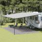 Preview: ARDEBO.de - Zeltteppich Anthrazit und Weiß 400x700 cm HDPE