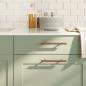 Preview: ARDEBO.de - Möbelgriffe 10 Stk. Bronzen 128 mm Edelstahl
