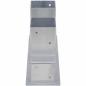 Preview: Holzstapelhalter 12 Stk. Stahl Silbern