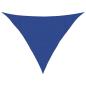 Preview: Sonnensegel 160 g/m² Blau 3,5x3,5x4,9 m HDPE
