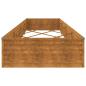 Preview: Hochbeet 387x100x36 cm Cortenstahl