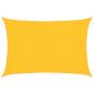 Preview: Sonnensegel 160 g/m² Gelb 2,5x4 m HDPE