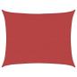 Preview: Sonnensegel 160 g/m² Rot 6x7 m HDPE