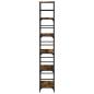 Preview: B?cherregal R?uchereiche 50x33x188,5 cm Holzwerkstoff
