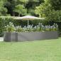 Preview: ARDEBO.de - Hochbeet Grau 447x140x68 cm Verzinkter Stahl