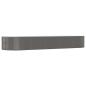 Preview: Hochbeet Grau 447x140x68 cm Verzinkter Stahl