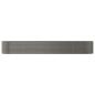 Preview: Hochbeet Grau 447x140x68 cm Verzinkter Stahl