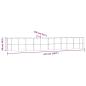 Preview: Hochbeet Grau 447x140x68 cm Verzinkter Stahl