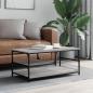 Preview: ARDEBO.de - Couchtisch Grau Sonoma 90x49x40 cm Holzwerkstoff