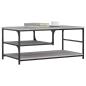 Preview: Couchtisch Grau Sonoma 90x49x40 cm Holzwerkstoff